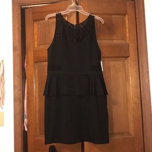 Kensie Peplum Lace Dress